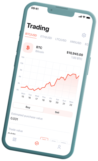 Geautomatiseerd cryptohandelsplatform weergegeven in de Rendelomuur interface